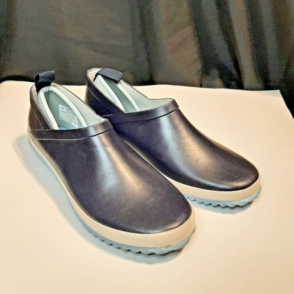 JBU Jambu Bumblebee Garden Ready Rubber Shoe Womens Size 9M Navy Blue Non-Slip